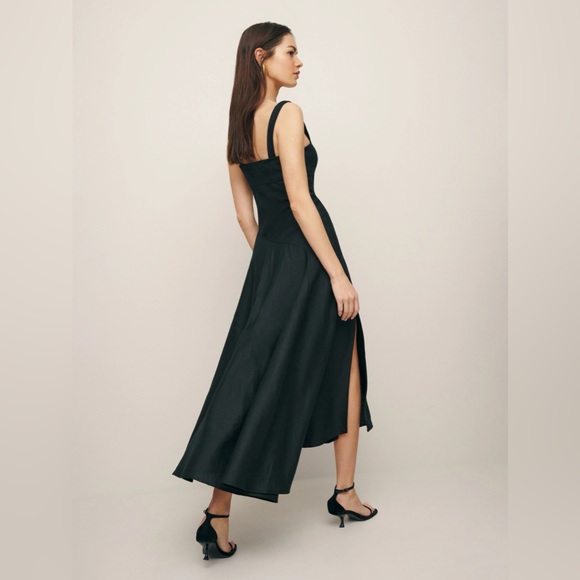 Reformation Bekki Linen Dress NWOT - Picture 6 of 6